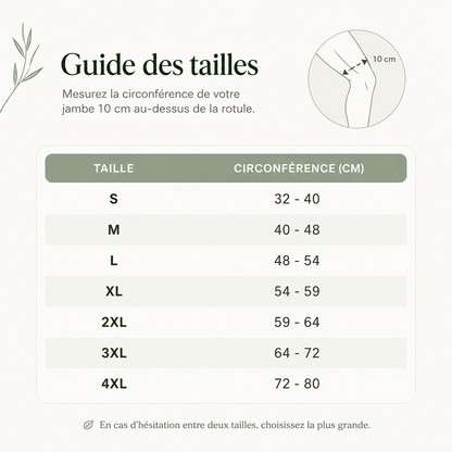 Genouillère Bamboo Relief™ – Soulagement naturel des douleurs aux genoux