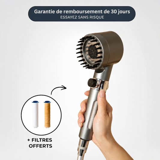 Transformez votre peau, vos cheveux et votre douche avec Aquapure™