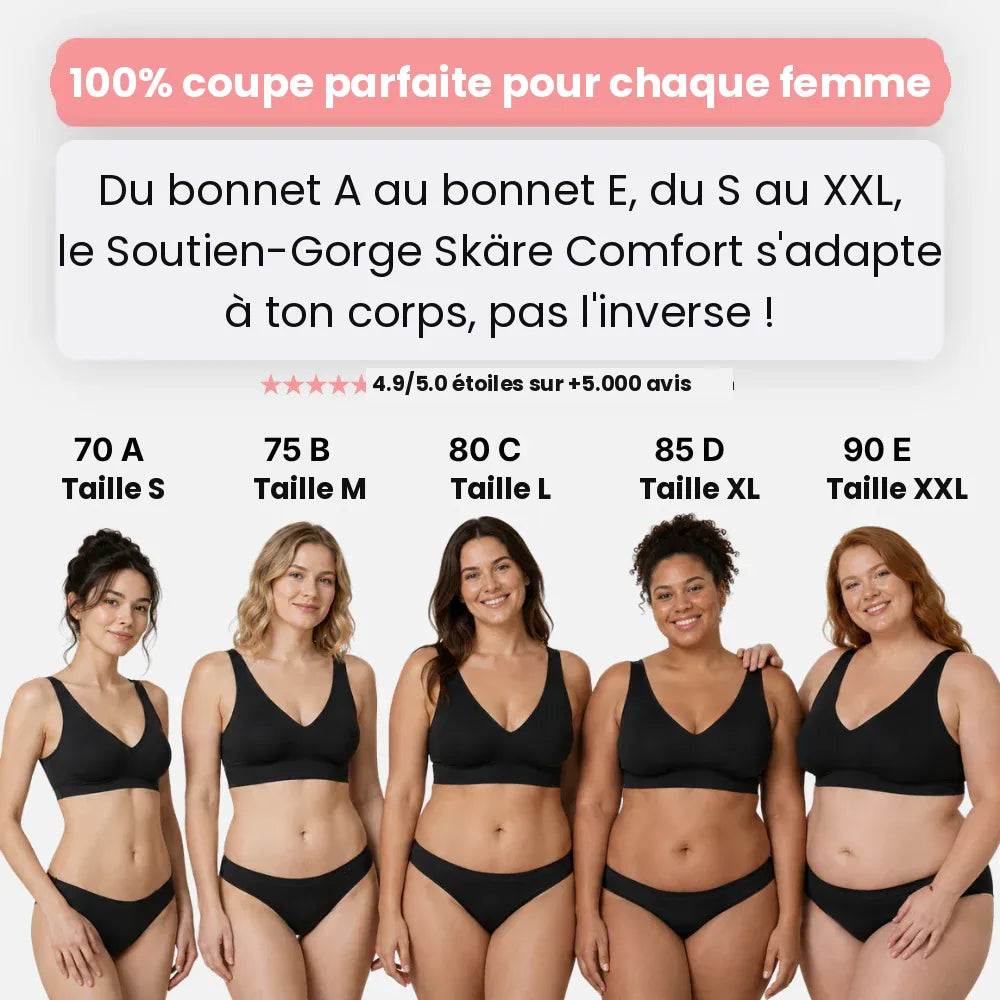 Soutien-gorge Skäre Comfort sans coutures ni armatures